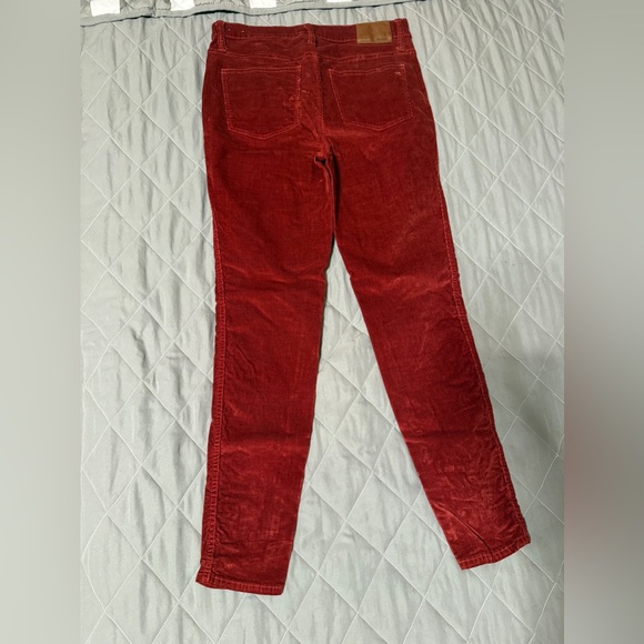 Madewell Burgundy Corduroy Pants - Picture 2 of 9